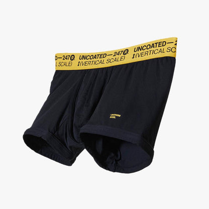 Uncoated 247 men's underwear in Authentic Yellow with simple style, skin-friendly texture, high comfort, and breathability.
