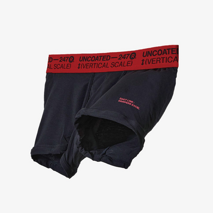 Uncoated 247 men's underwear in Ready Red with a simple style and skin-friendly texture for high comfort and breathability.