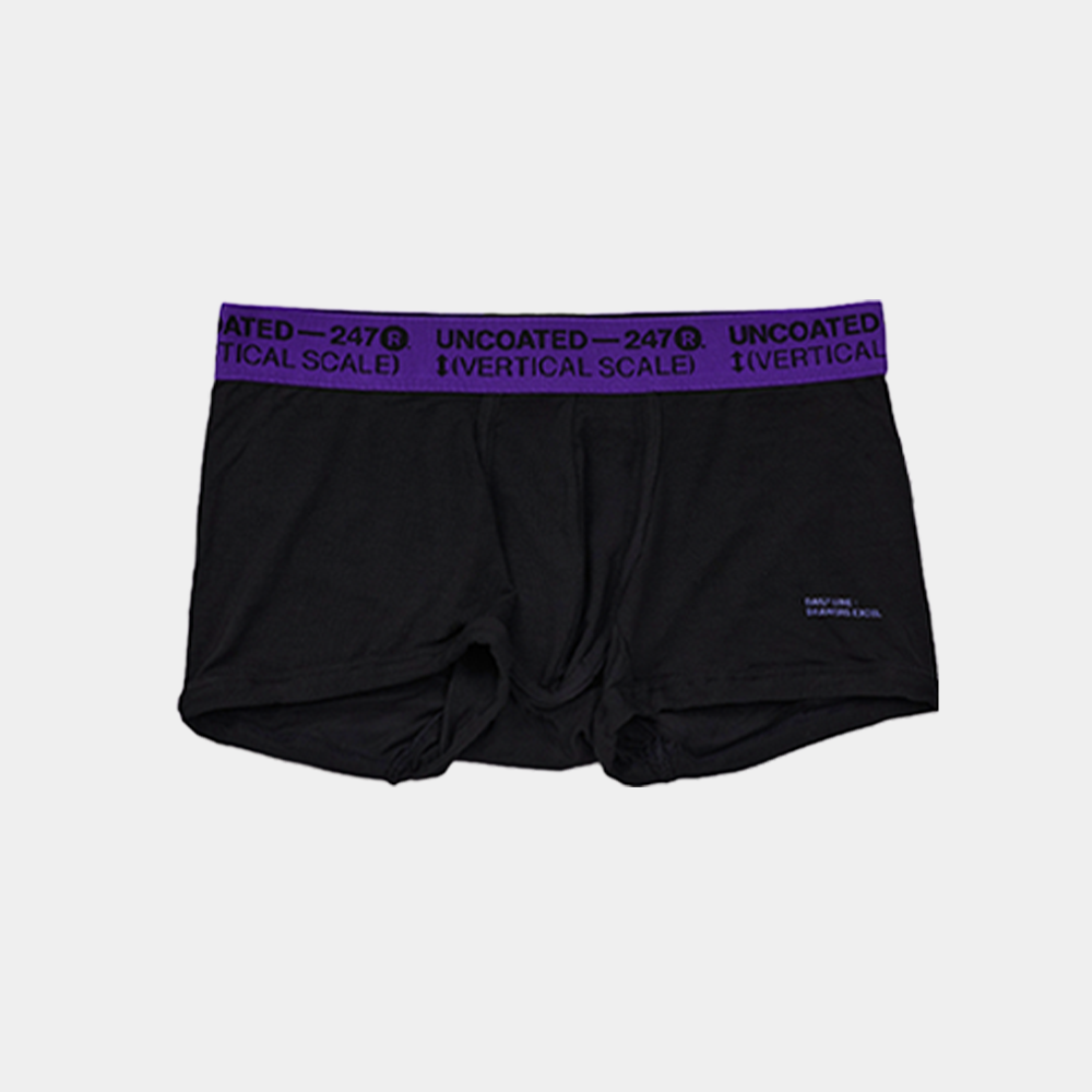 Uncoated 247 men's underwear in Ultra Violet with a simple style and skin-friendly texture for high comfort and breathability.